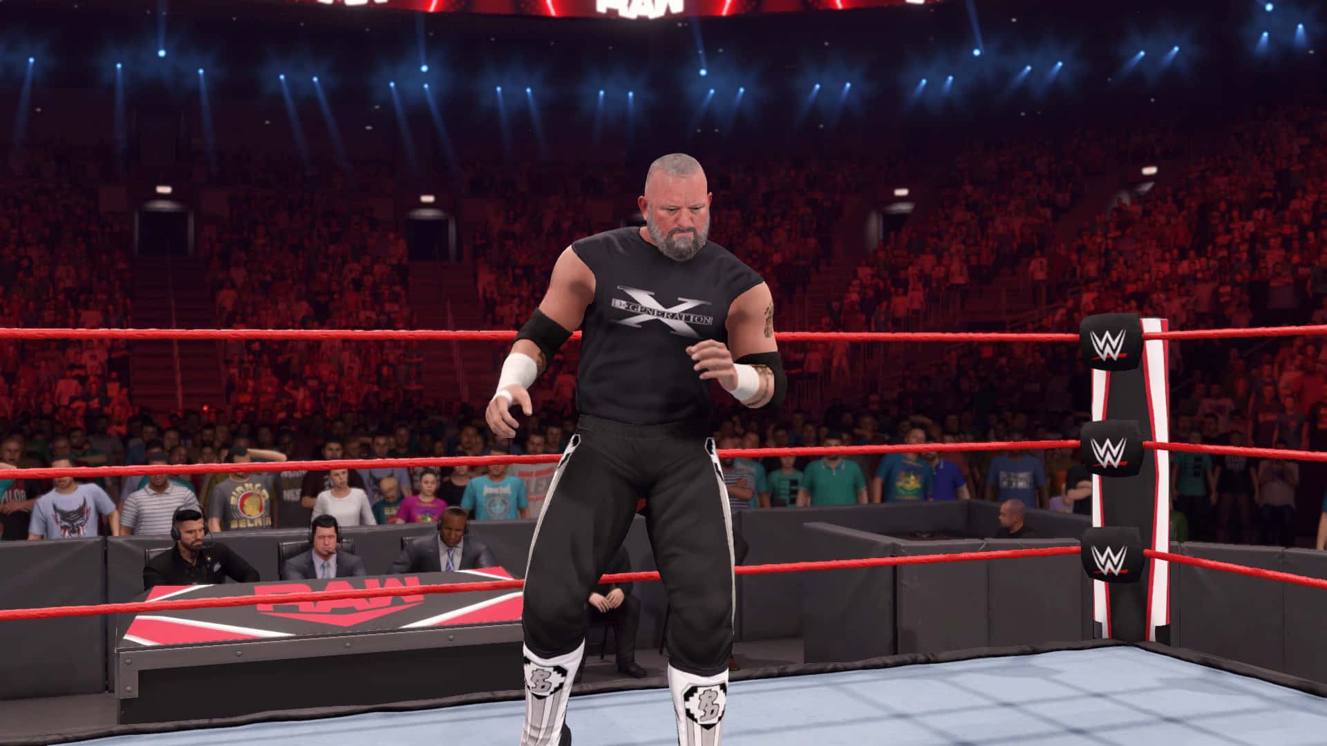 Road Dogg, ring, stadium lights, Full HD Desktop Wallpaper