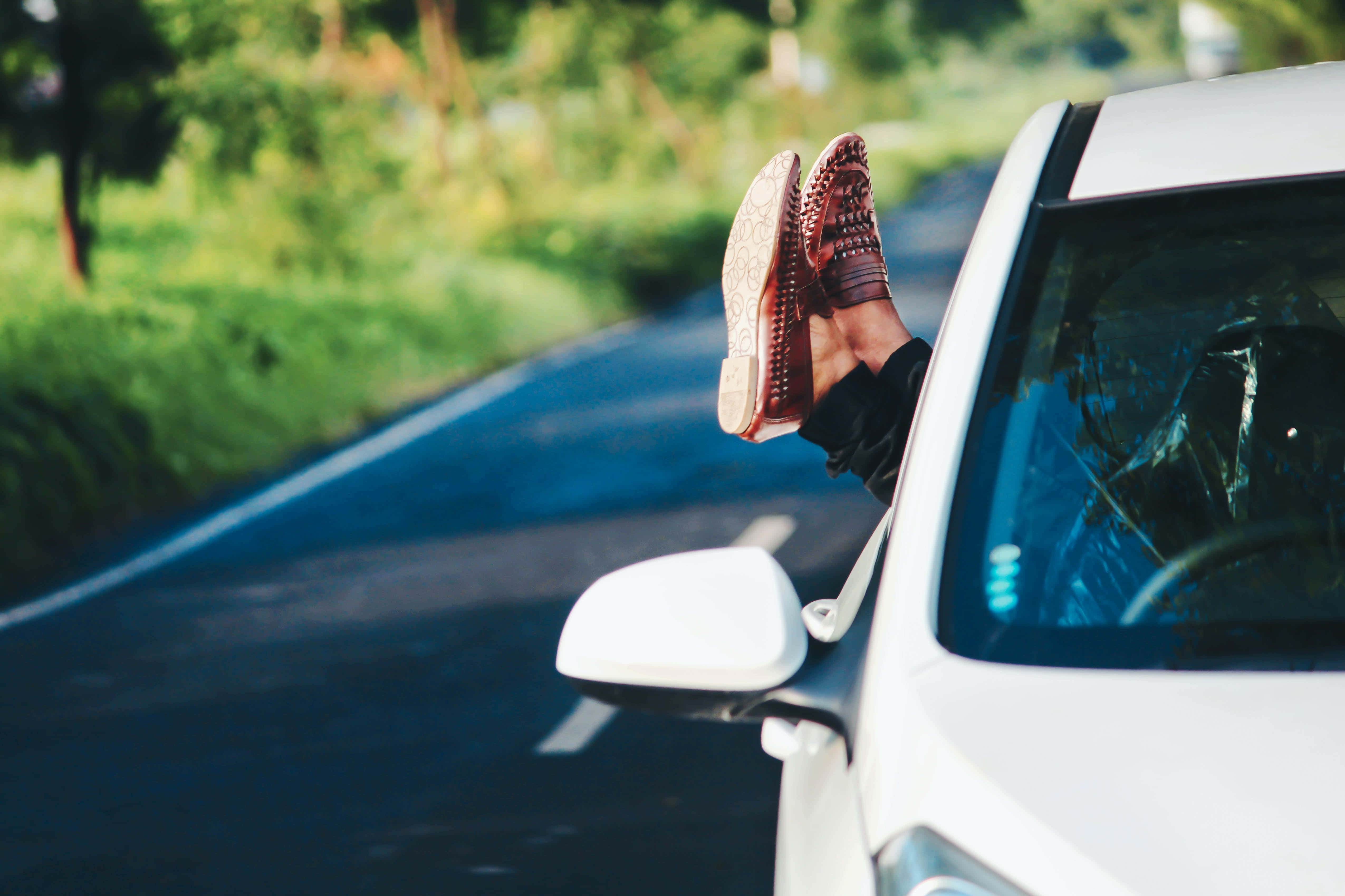 road trip, 5100 x 3400, white car, 4K Desktop Wallpaper