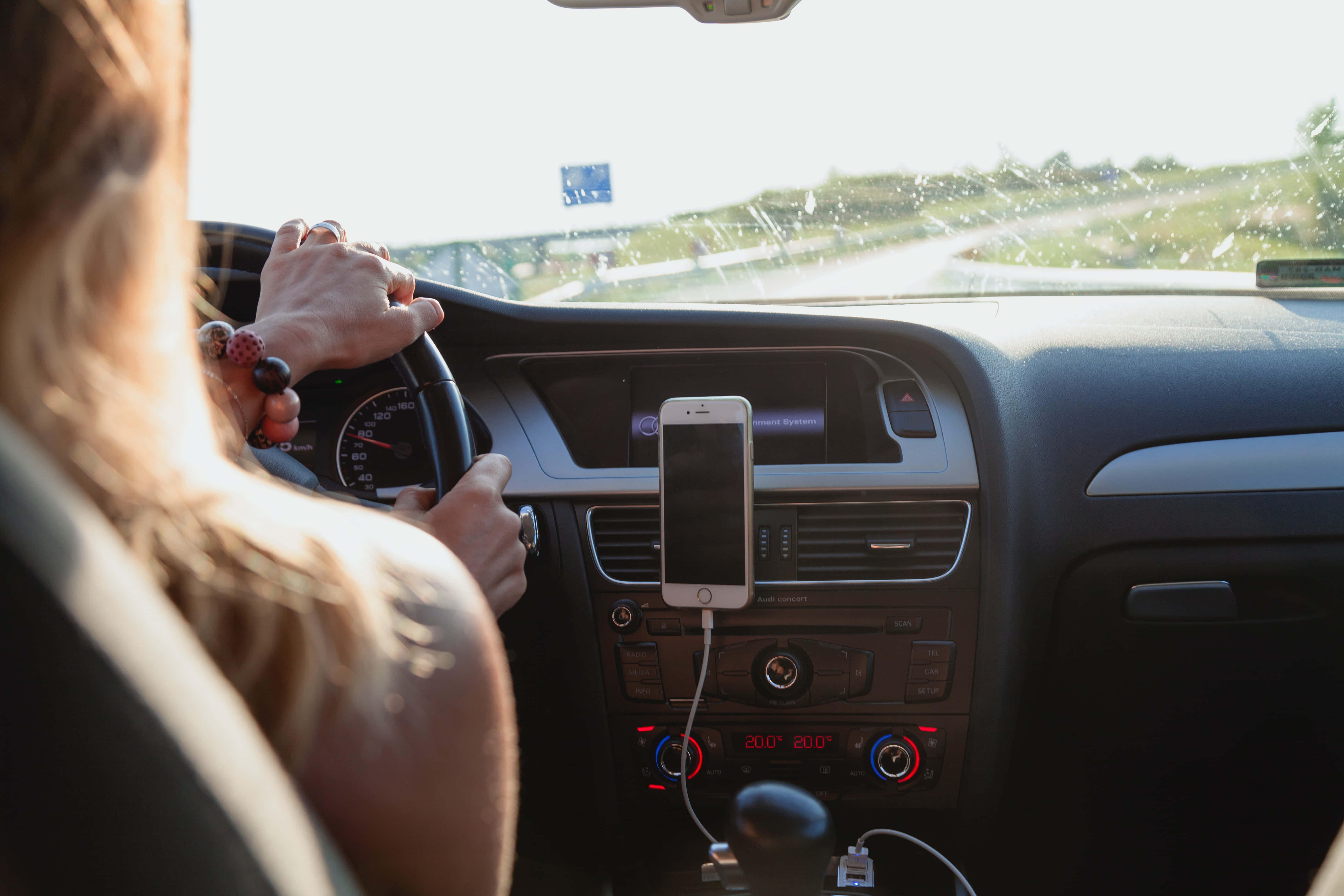 Road Trip, scenic landscape, vehicle on the horizon, 5K Desktop Wallpaper