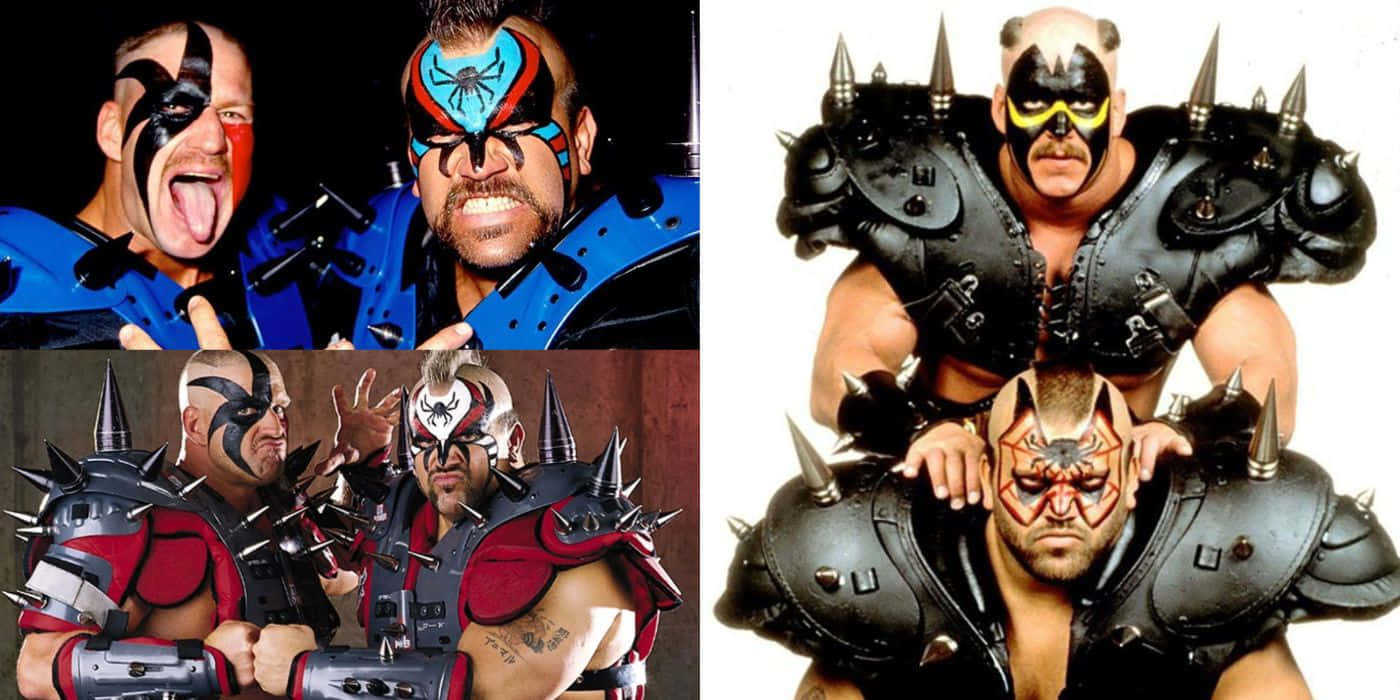 Road Warrior Hawk, blue and black gear, face paint, HD Desktop Wallpaper
