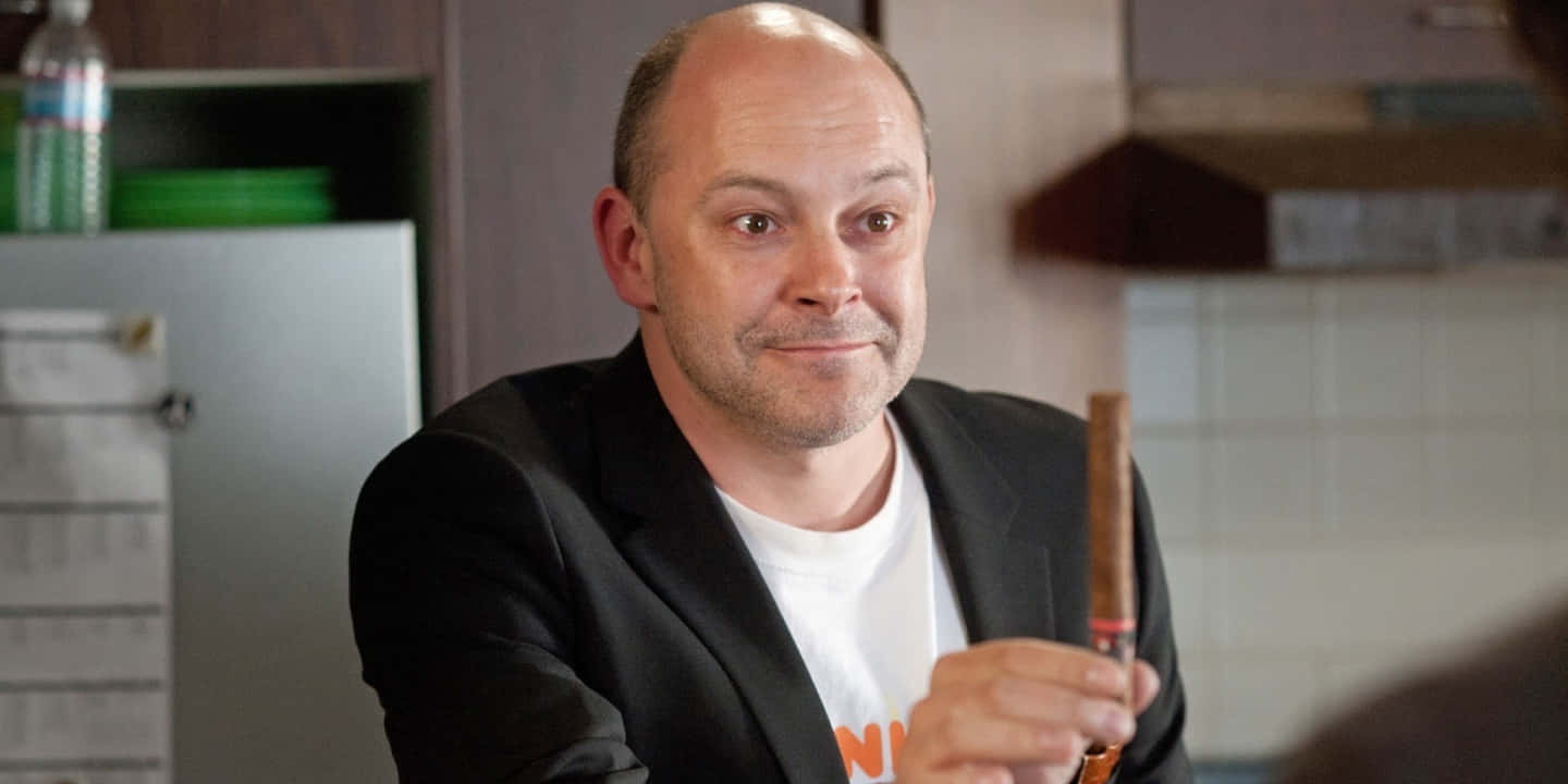 Rob Corddry, black blazer, white t-shirt, HD Desktop Wallpaper