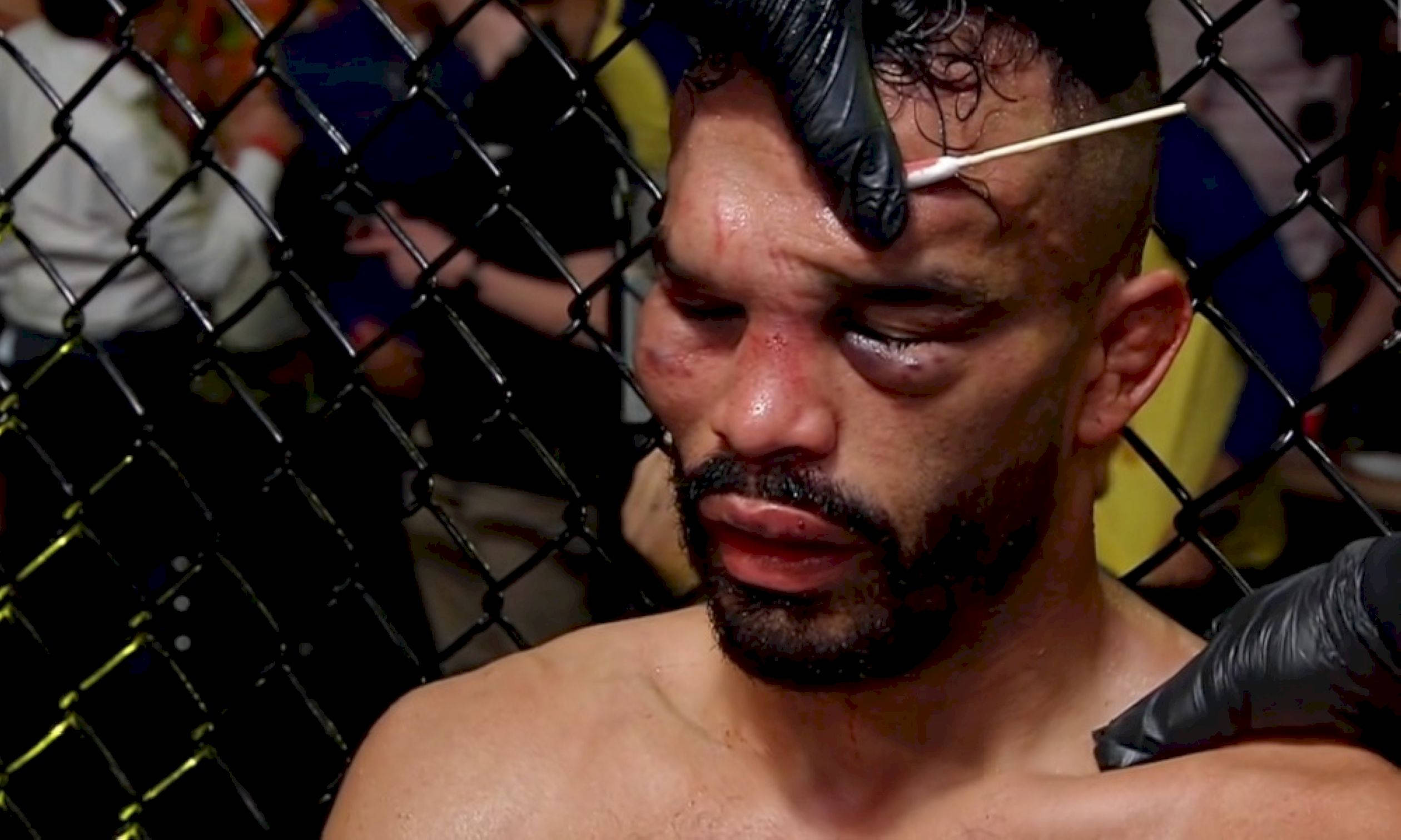 Rob Font, MMA fighter, cage, Full HD Desktop Wallpaper