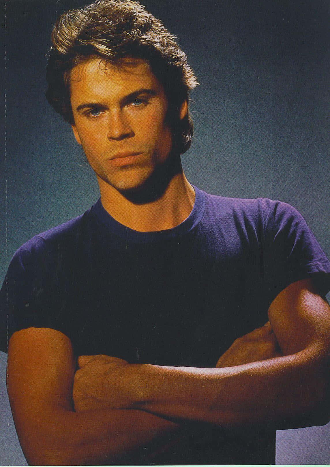 Rob Lowe, studio portrait, tousled hair, HD Phone Wallpaper