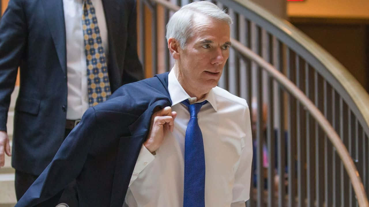 Rob Portman, dark suit jacket, white shirt, HD Desktop Wallpaper
