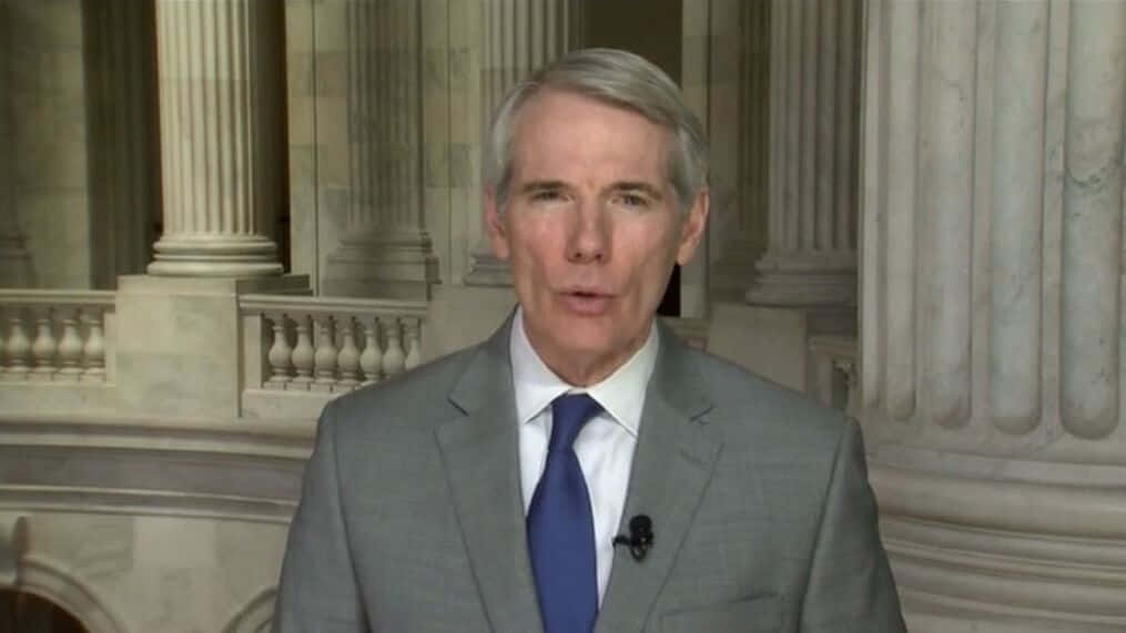 Rob Portman, gray suit, blue tie, SD Desktop Wallpaper
