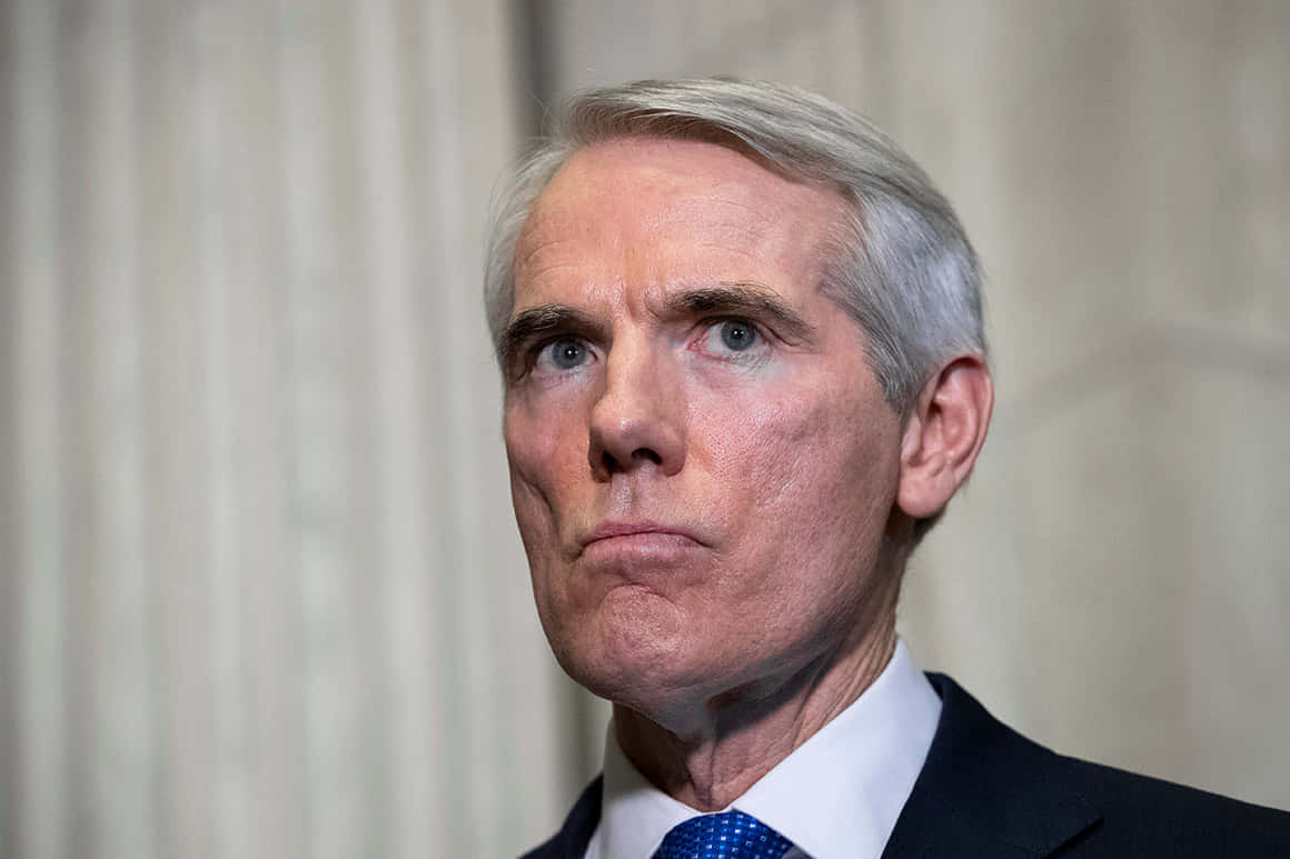 Rob Portman, gray hair, dark suit, SD Desktop Wallpaper
