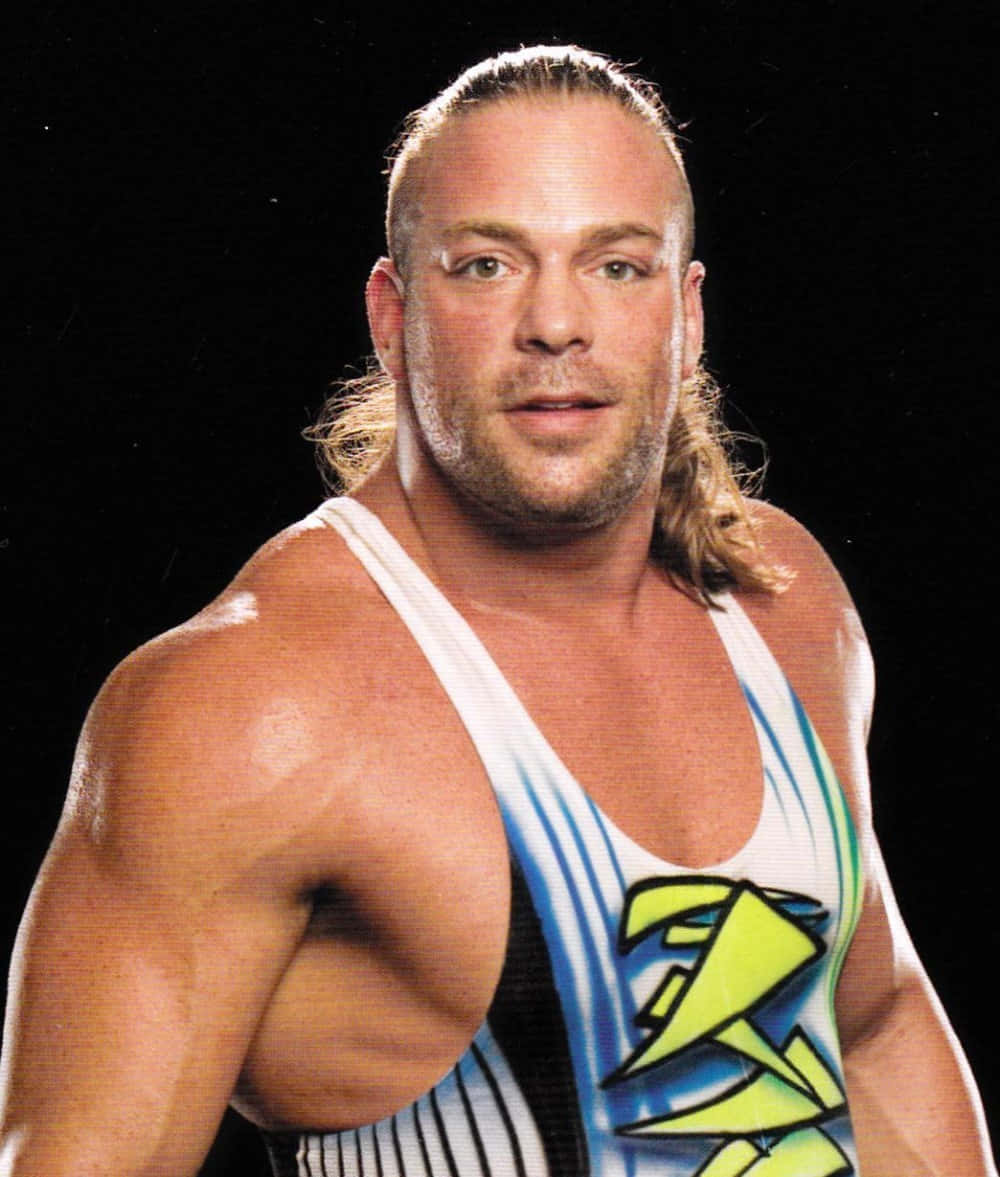 Rob Van Dam, long blonde hair, white tank top, SD Phone Wallpaper