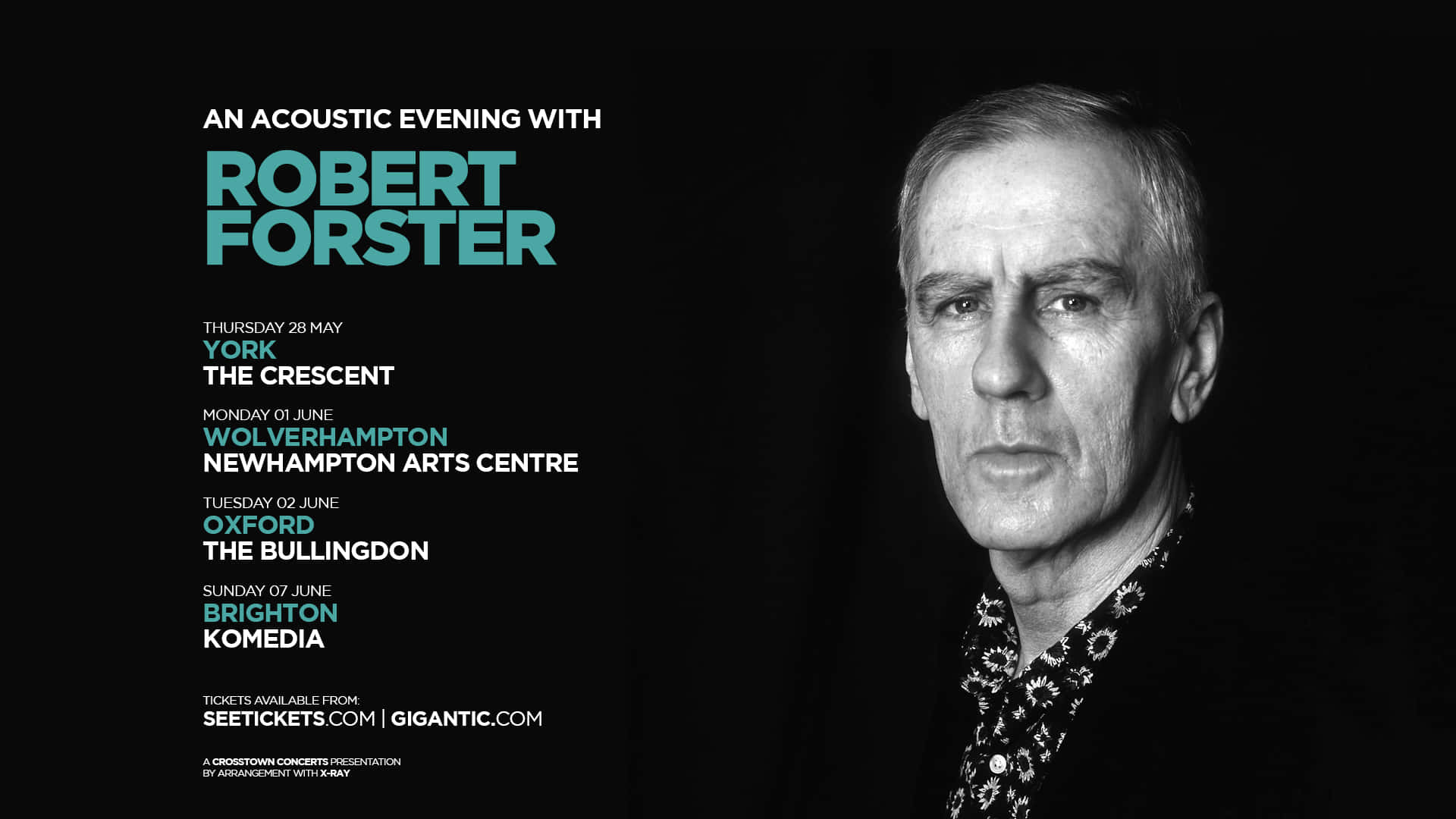 Robert Forster, Acoustic Evening, Grammy-nominated Artist, Full HD Desktop Wallpaper