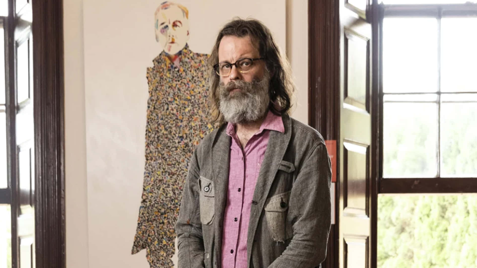 Robert Forster, beard, glasses, Full HD Desktop Wallpaper