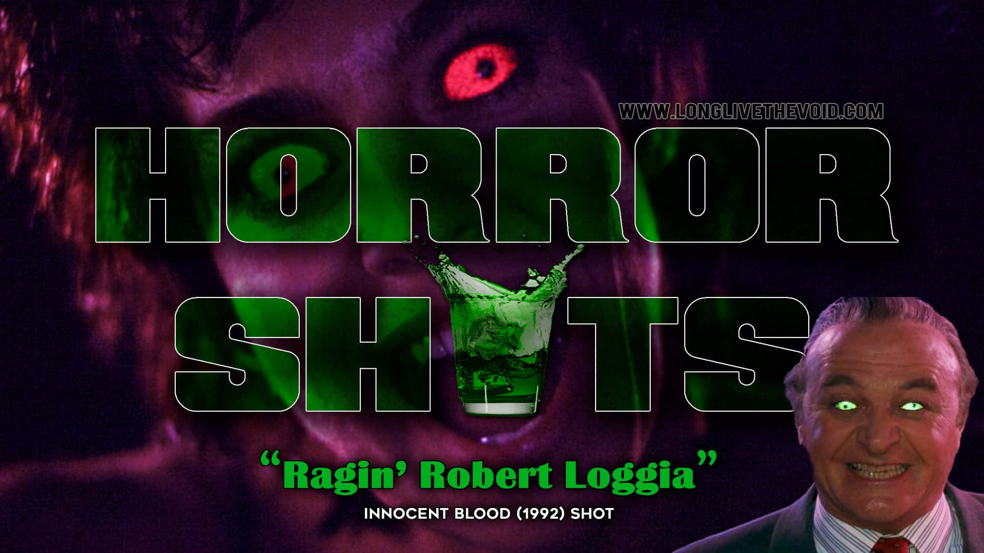 Robert Loggia, horror movie, glowing red eye, Full HD Desktop Wallpaper