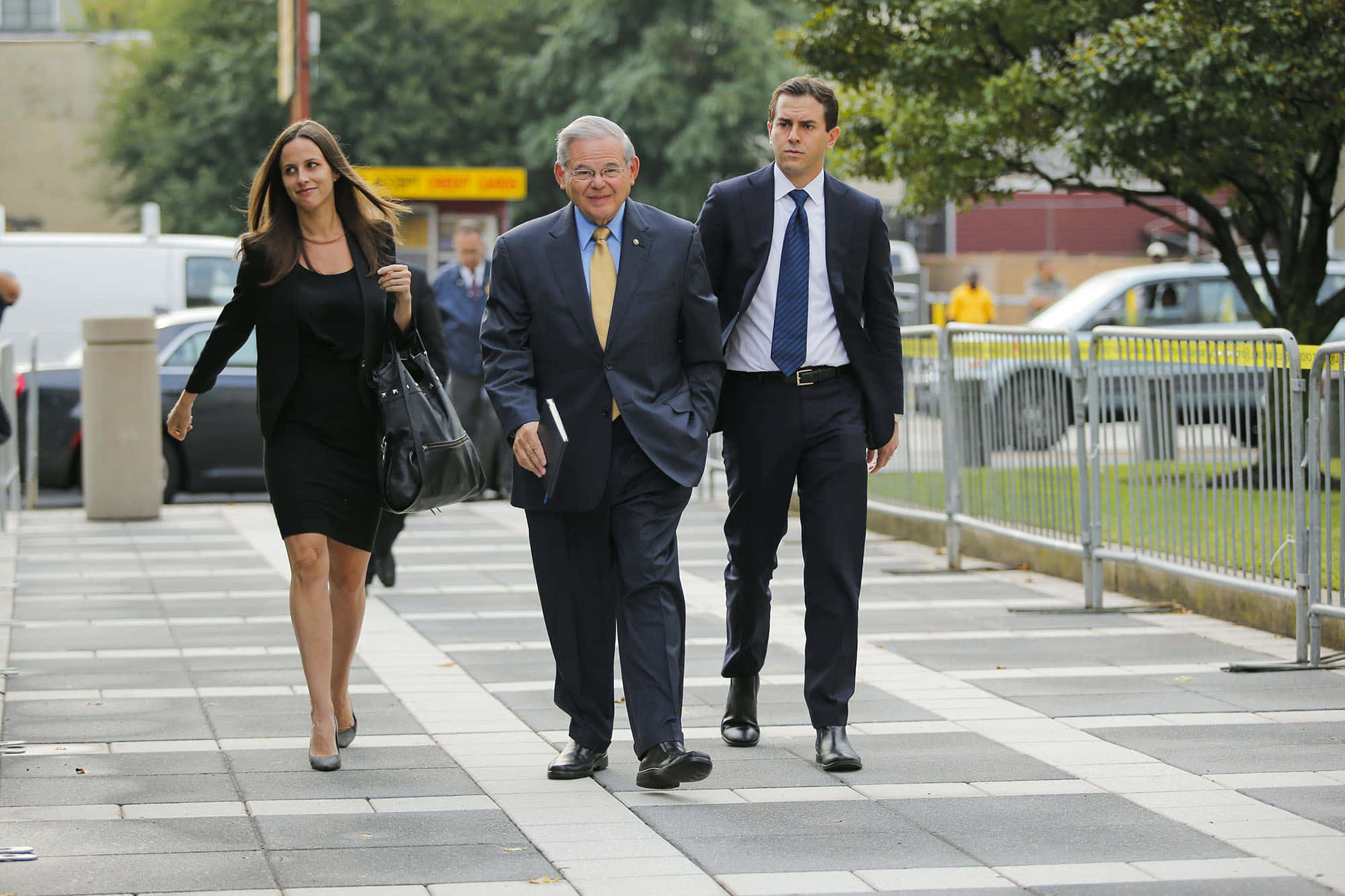 Robert Menendez, trial team, paved sidewalk, Full HD Desktop Wallpaper