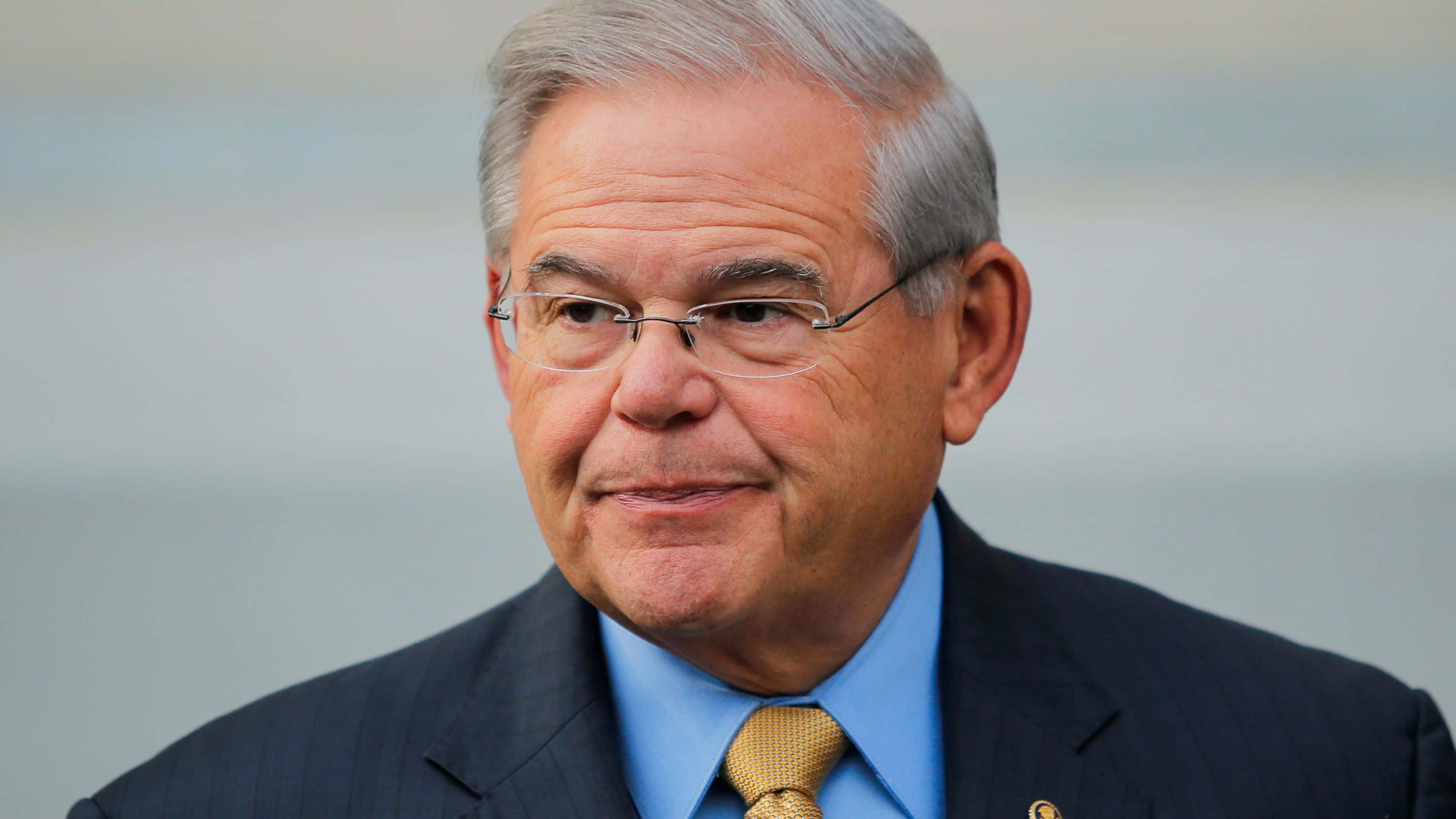 Robert Menendez, 2018 trial, gray-haired, 2K Desktop Wallpaper
