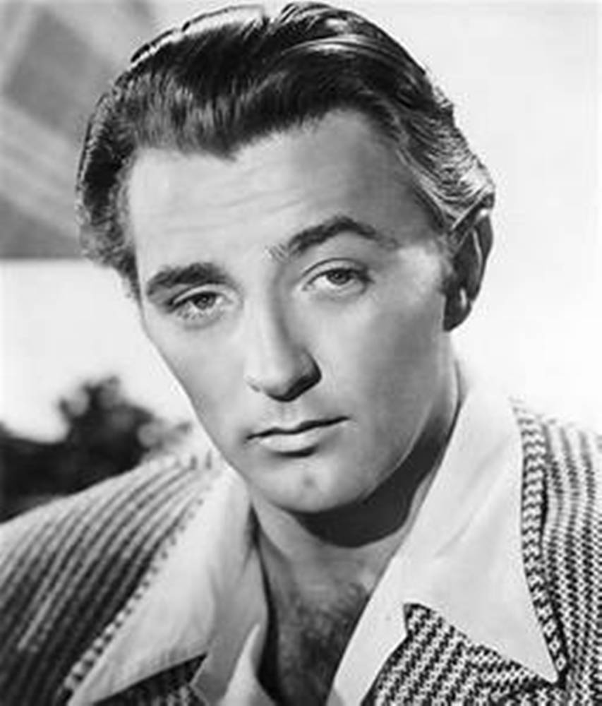 Robert Mitchum, black and white, portrait, SD Phone Wallpaper