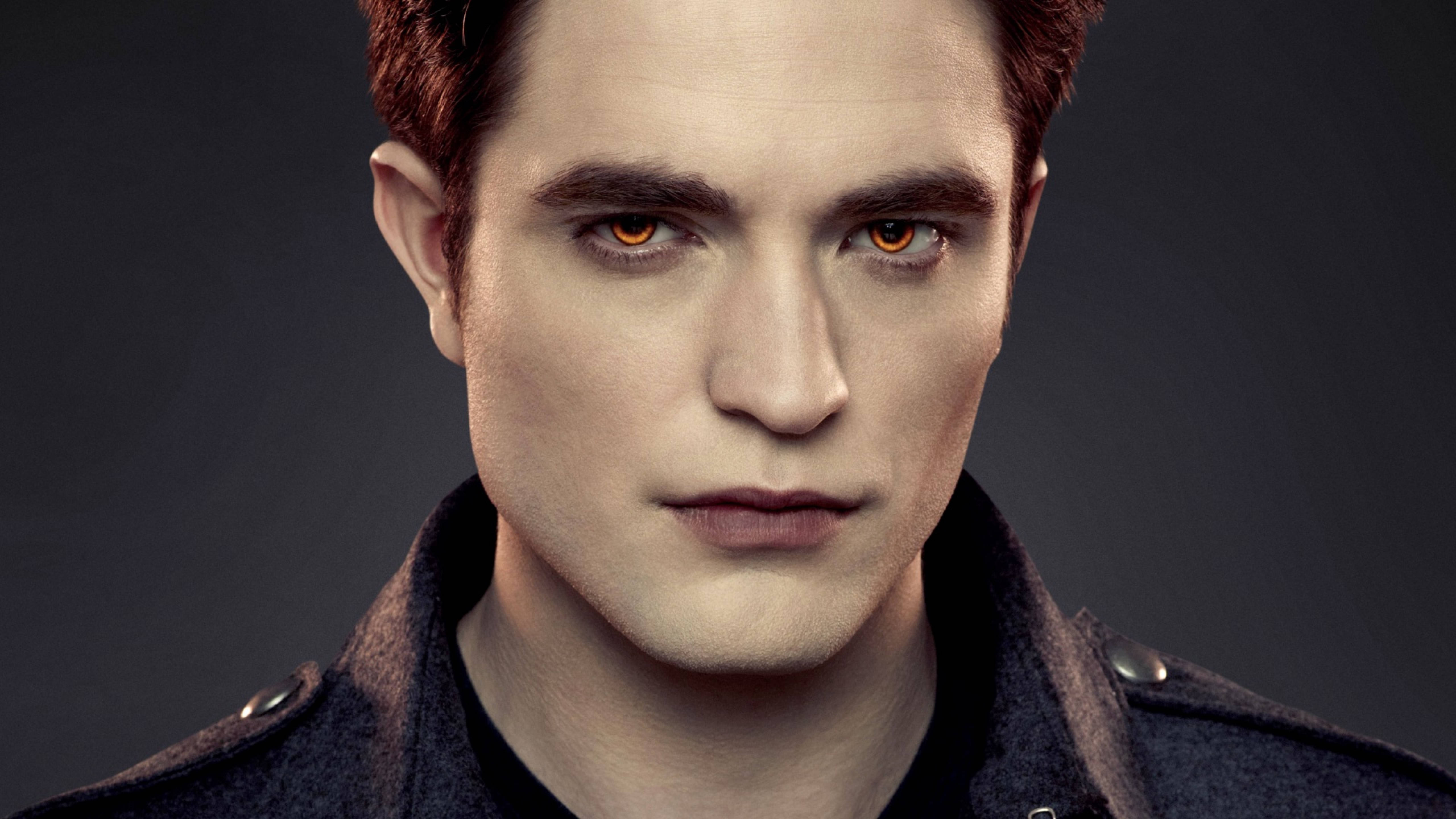 Robert Pattinson, Twilight, amber eyes, 5K Desktop Wallpaper