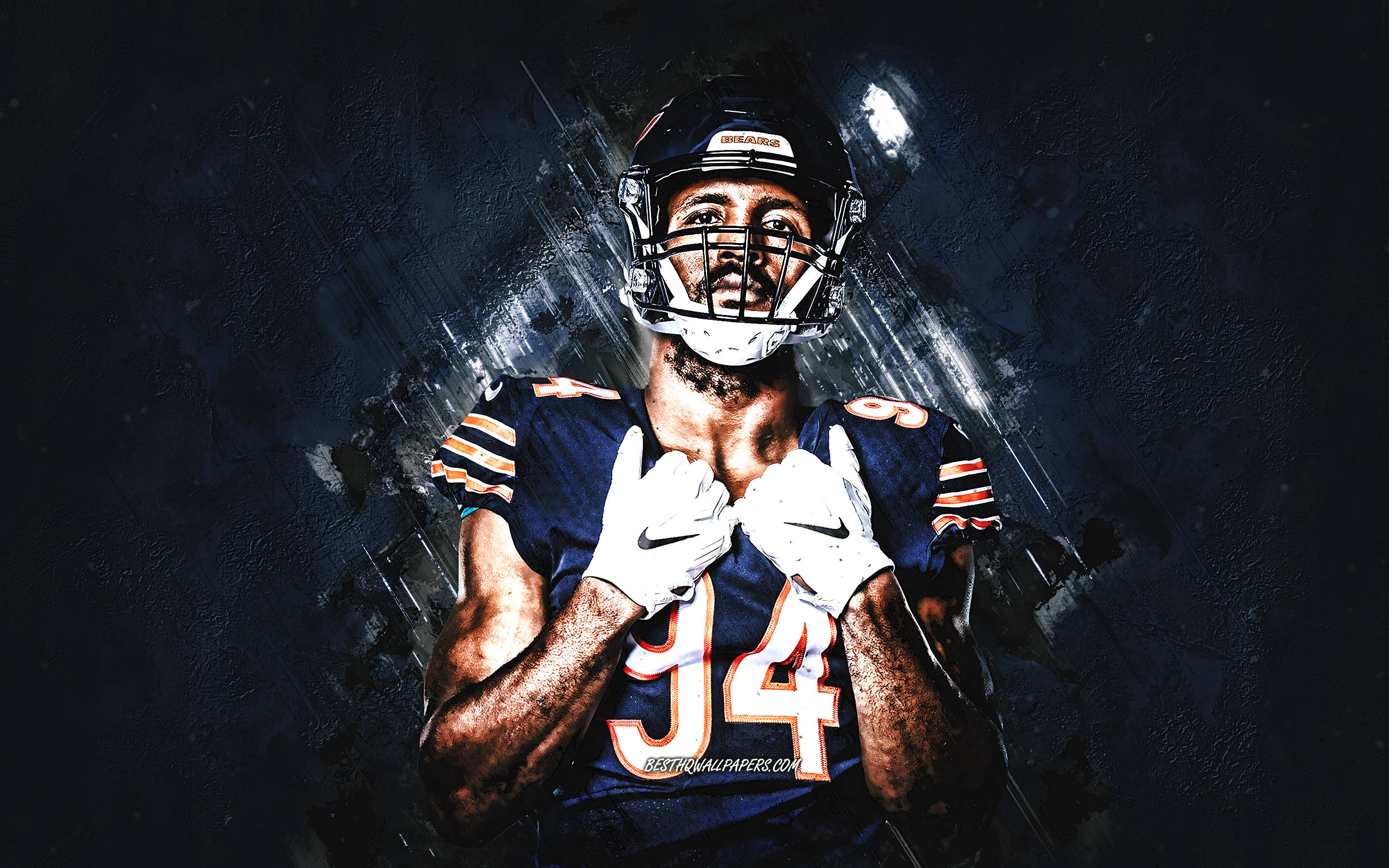 Robert Quinn, navy blue jersey, number 94, 2K Desktop Wallpaper