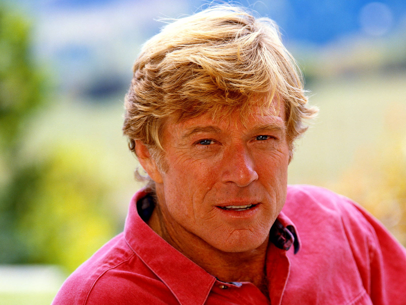 Robert Redford, blond hair, blue eyes, HD Desktop Wallpaper