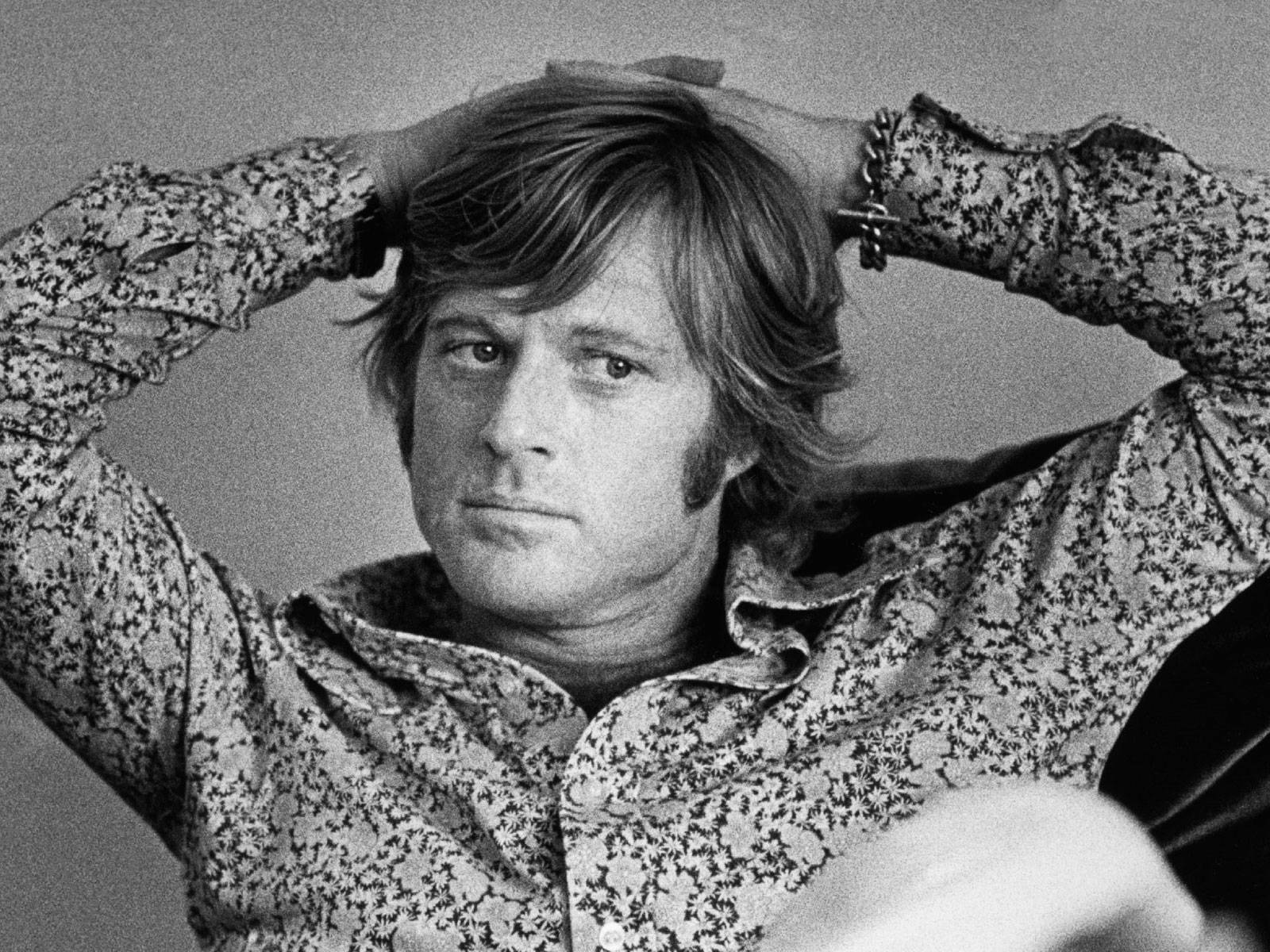 Robert Redford, tousled hair, patterned shirt, HD Desktop Wallpaper