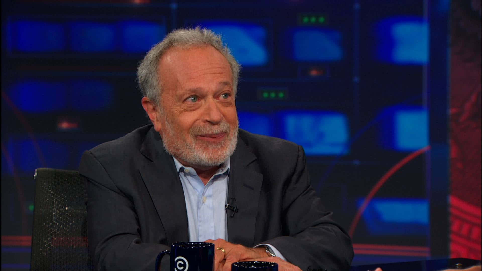 Robert Reich, gray-haired man, beard, Full HD Desktop Wallpaper