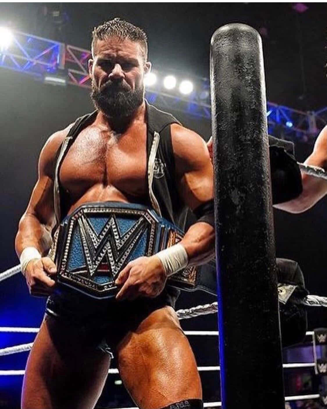 Robert Roode, championship belt, arena lights, HD Phone Wallpaper
