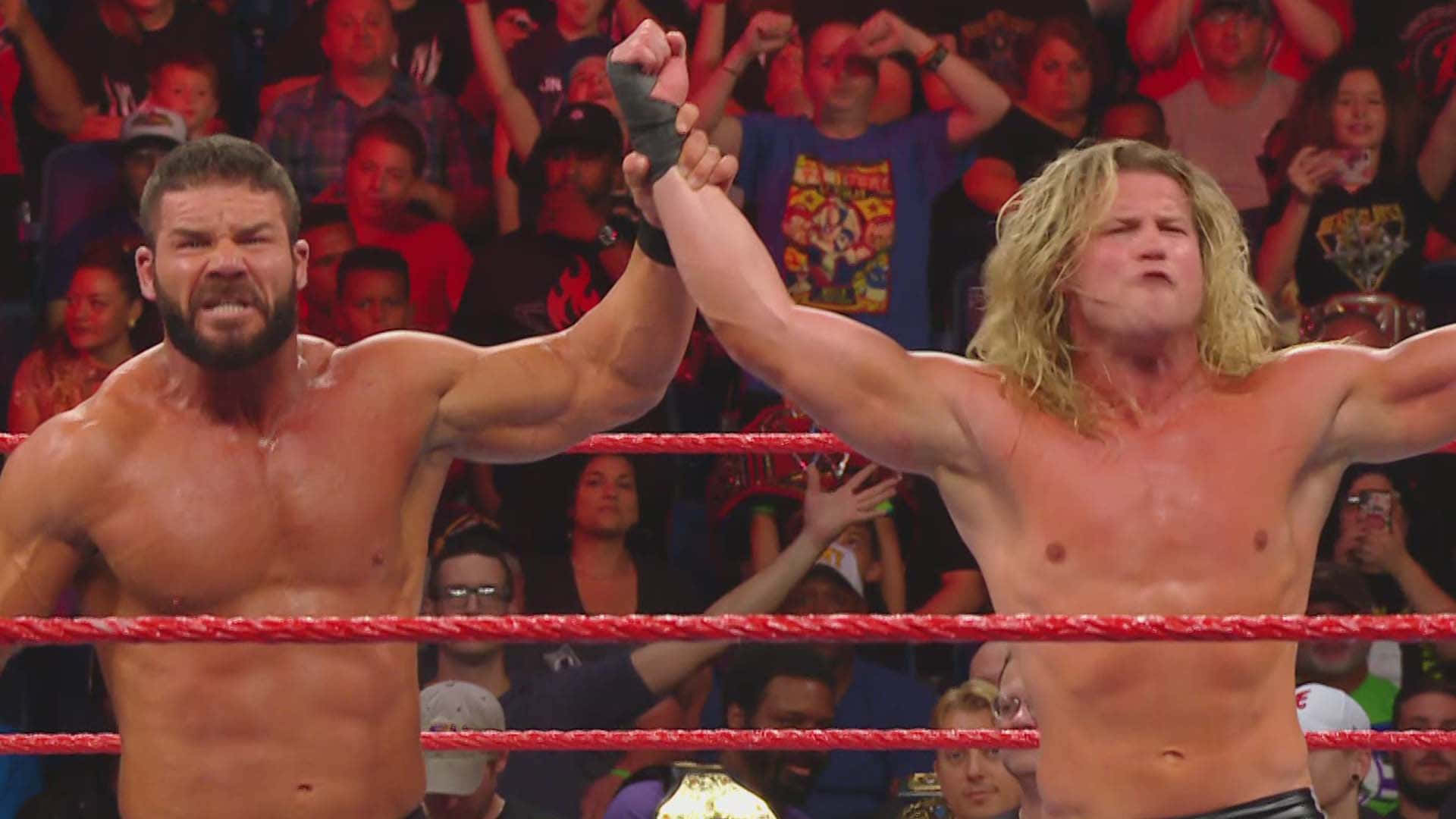 Robert Roode, tag team, red ring, Full HD Desktop Wallpaper