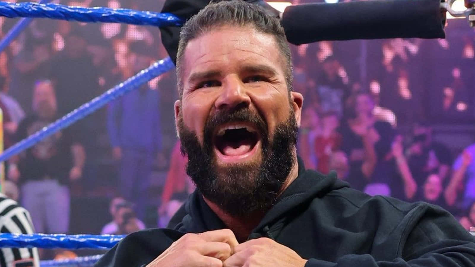 Robert Roode, Canadian Professional Wrestler, blue ropes, HD Desktop Wallpaper