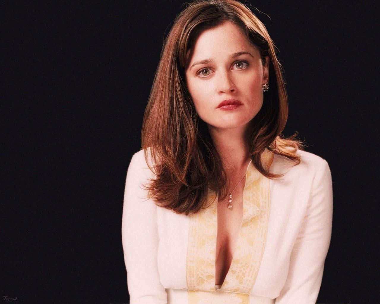 Robin Tunney, brown hair, green eyes, HD Desktop Wallpaper
