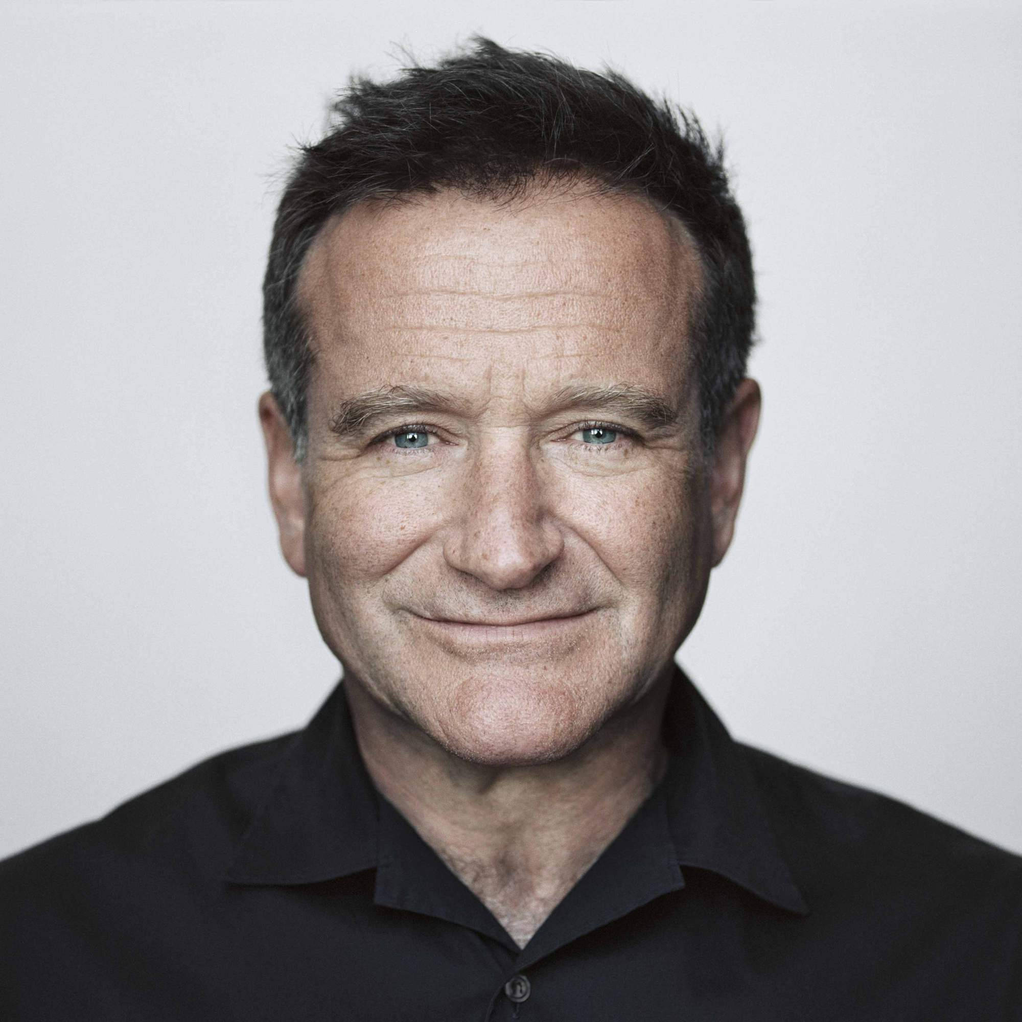 Robin Williams, Hollywood actor, blue eyes, Full HD Desktop Wallpaper