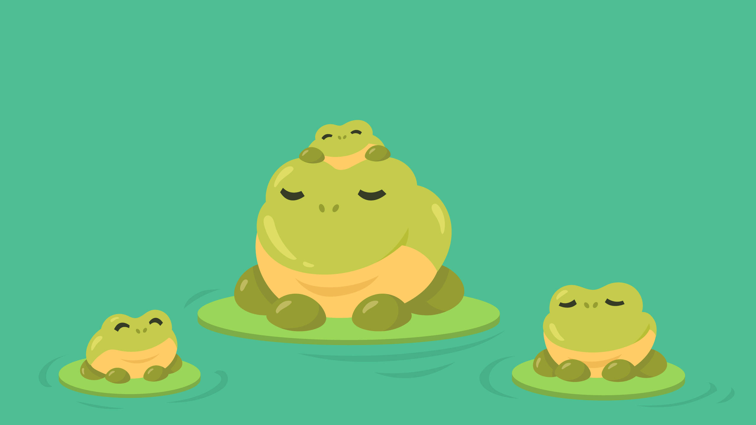 Roblox Adopt Me, bullfrogs, cartoon frogs, 2K Desktop Wallpaper