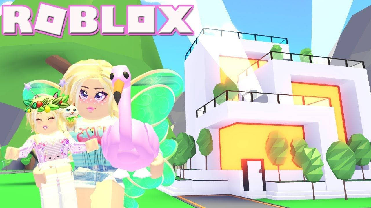 Roblox Adopt Me, millionaire mansion, modern white house, HD Desktop Wallpaper