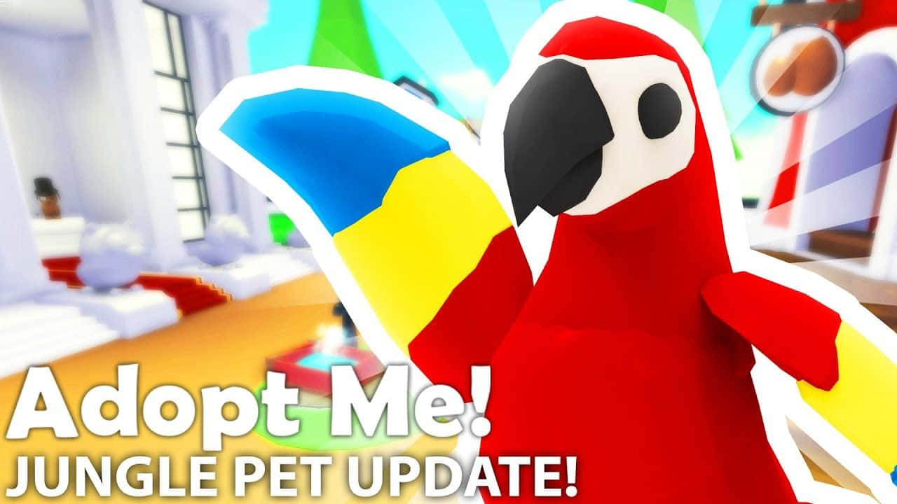 Adopt Me, Roblox, parrot, HD Desktop Wallpaper