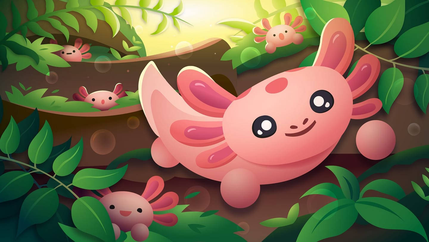 Roblox Adopt Me, axolotl pets, pink axolotls, HD Desktop Wallpaper