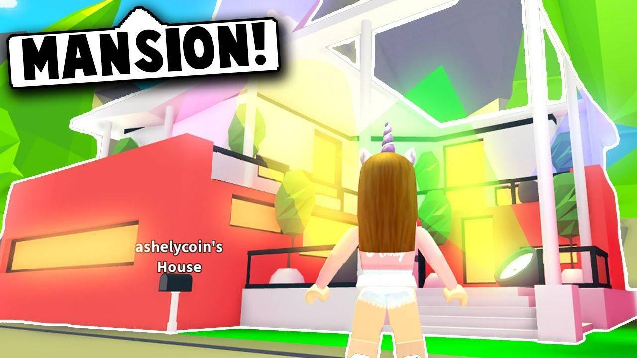 Roblox Adopt Me, unicorn horn, geometric mansion, HD Desktop Wallpaper
