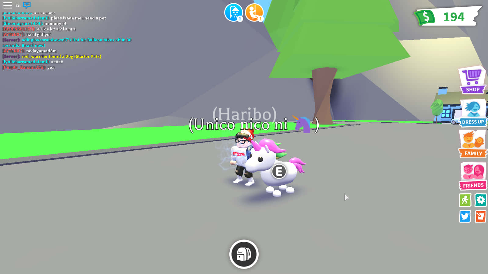 Adopt Me, Roblox, pink unicorn, HD Desktop Wallpaper