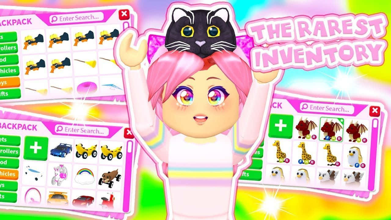 Roblox Adopt Me, anime girl, pink hair, HD Desktop Wallpaper