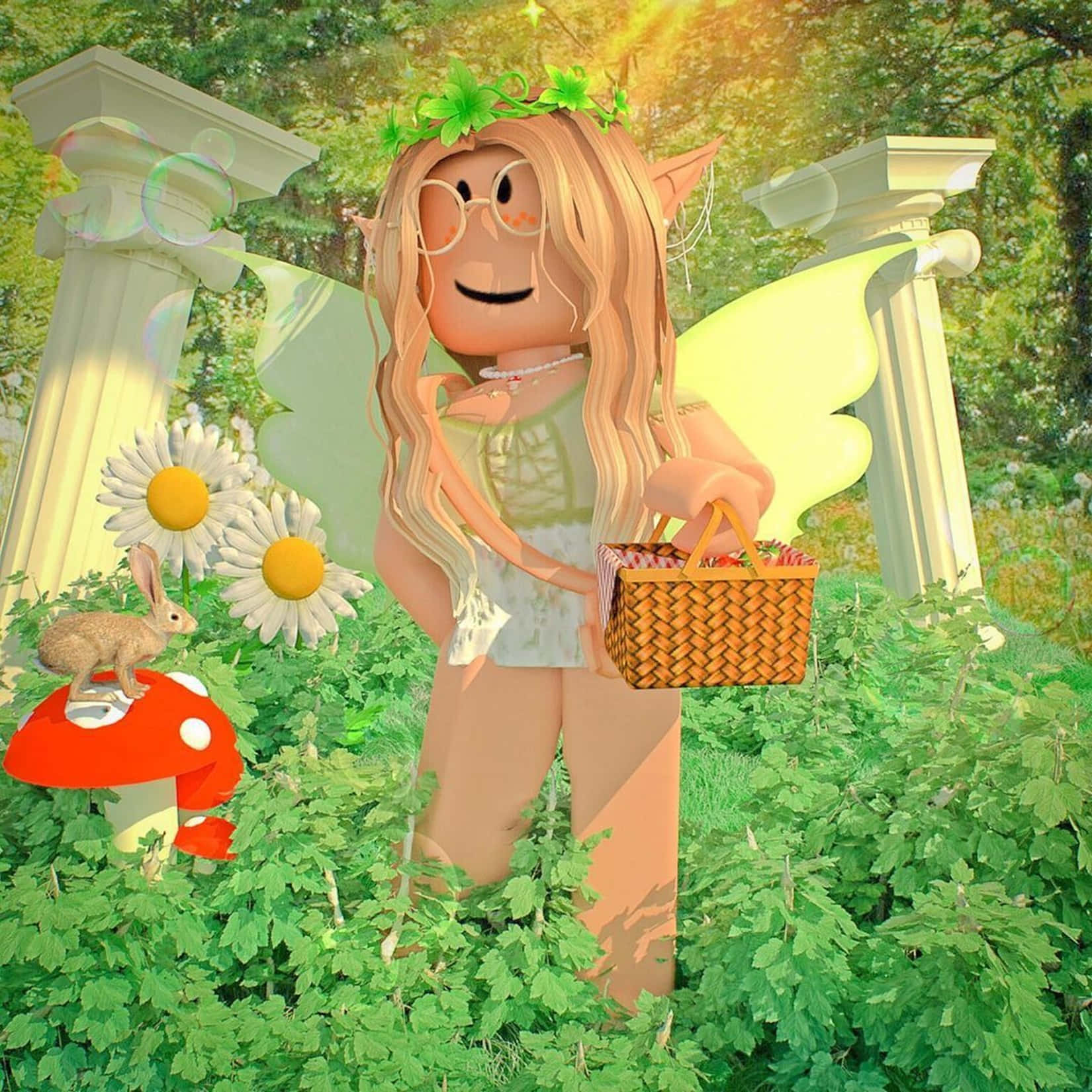 Roblox, fairy, wings, HD Desktop Wallpaper