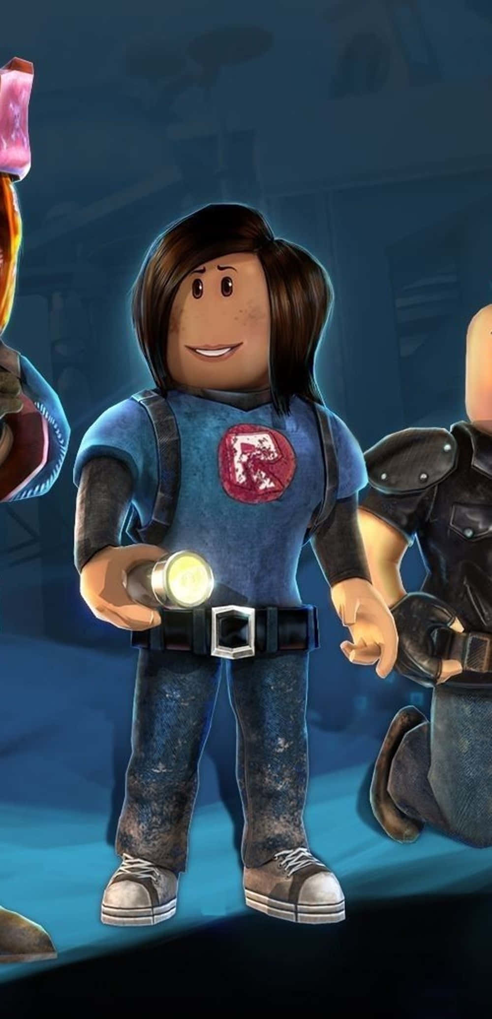 Roblox, iPhone, brown hair, Full HD Phone Wallpaper