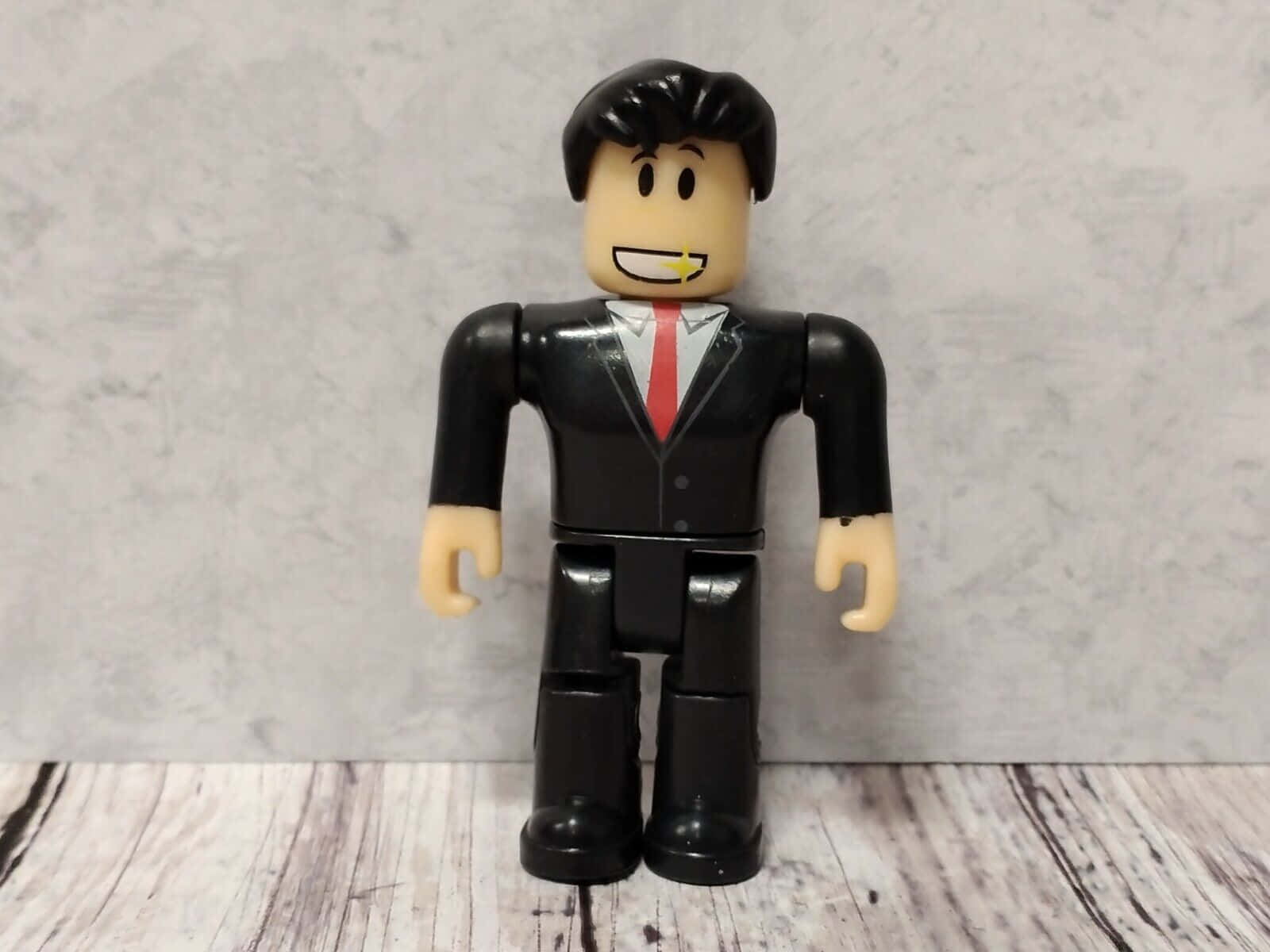 Roblox Bloxburg, black suit, red tie, HD Desktop Wallpaper