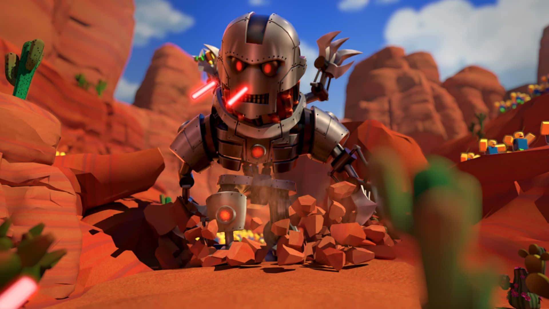 Roblox, desert, red rock formations, Full HD Desktop Wallpaper