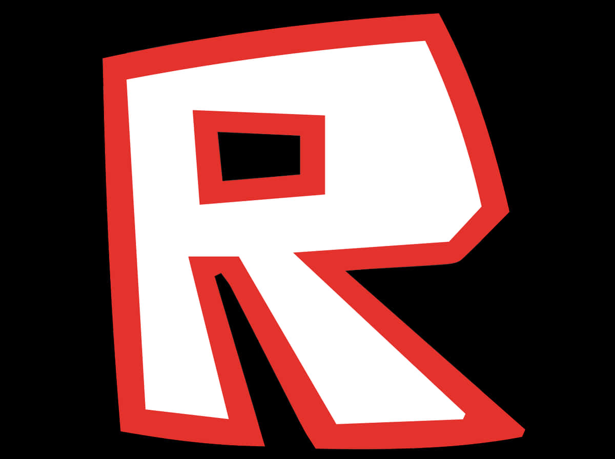 Roblox Logo, red, white, SD Desktop Wallpaper