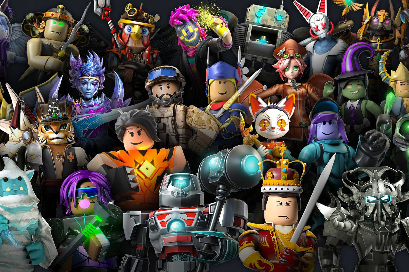 Roblox, Roblox avatars, fantasy costumes, HD Desktop Wallpaper