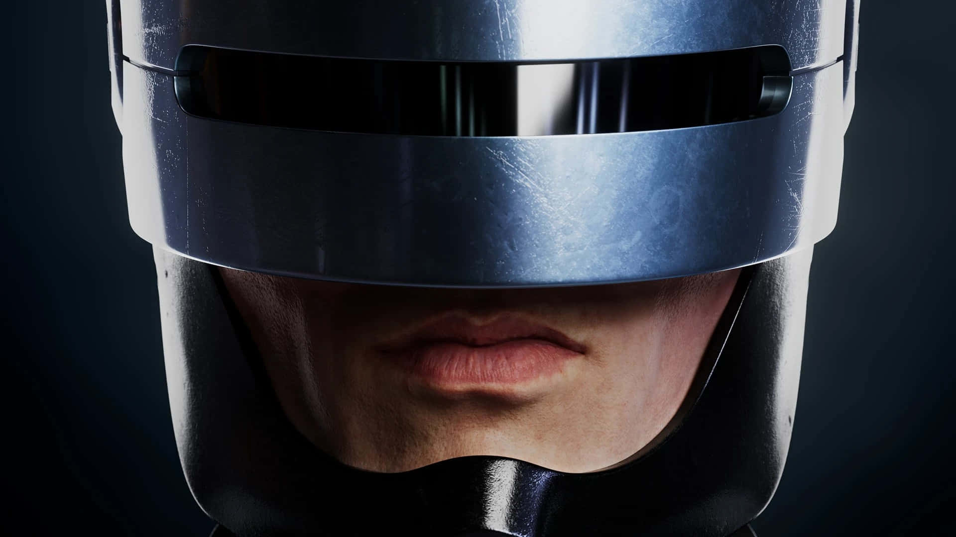 Robocop, helmet, lips, Full HD Desktop Wallpaper