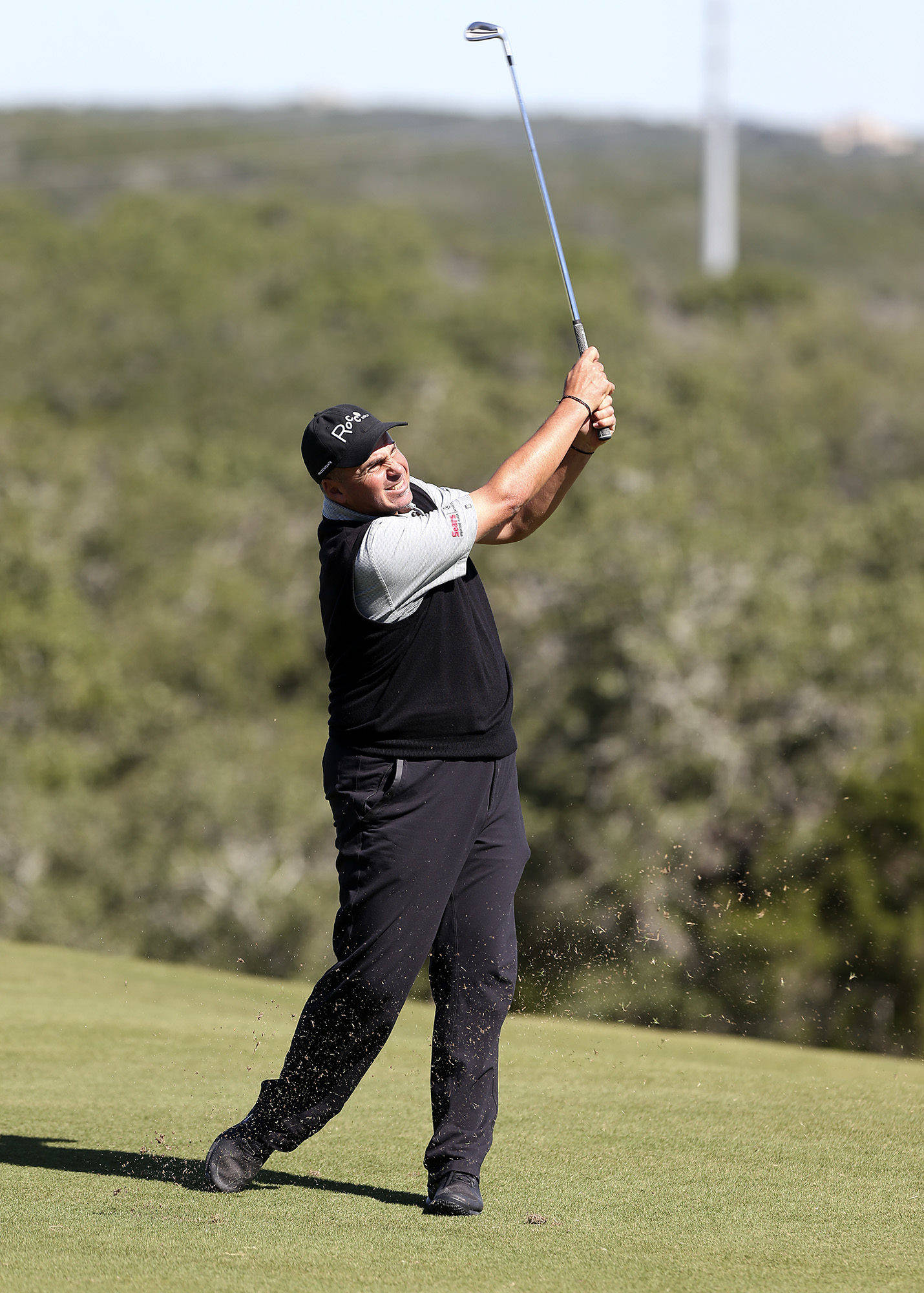 Rocco Mediate, golfer, mid-swing, Full HD Phone Wallpaper