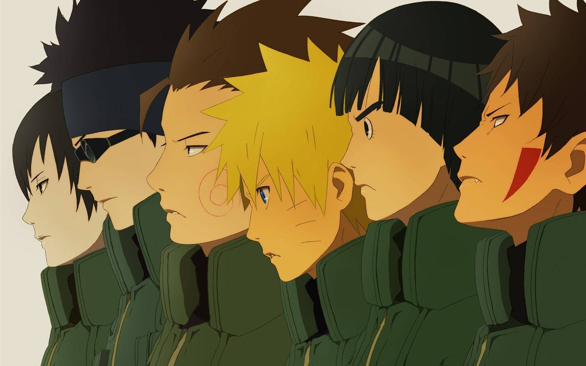 Rock Lee, green uniforms, anime characters, Full HD Desktop Wallpaper
