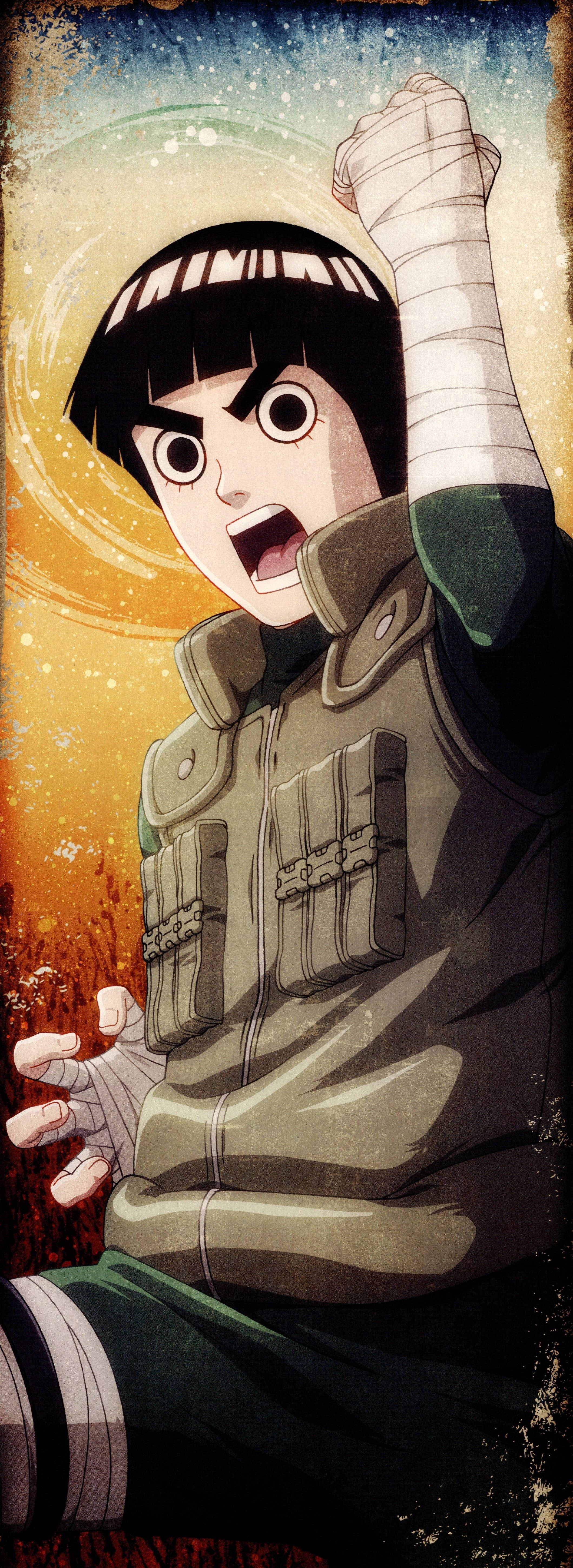 Rock Lee, taijutsu user, bandaged arm, 5K Phone Wallpaper