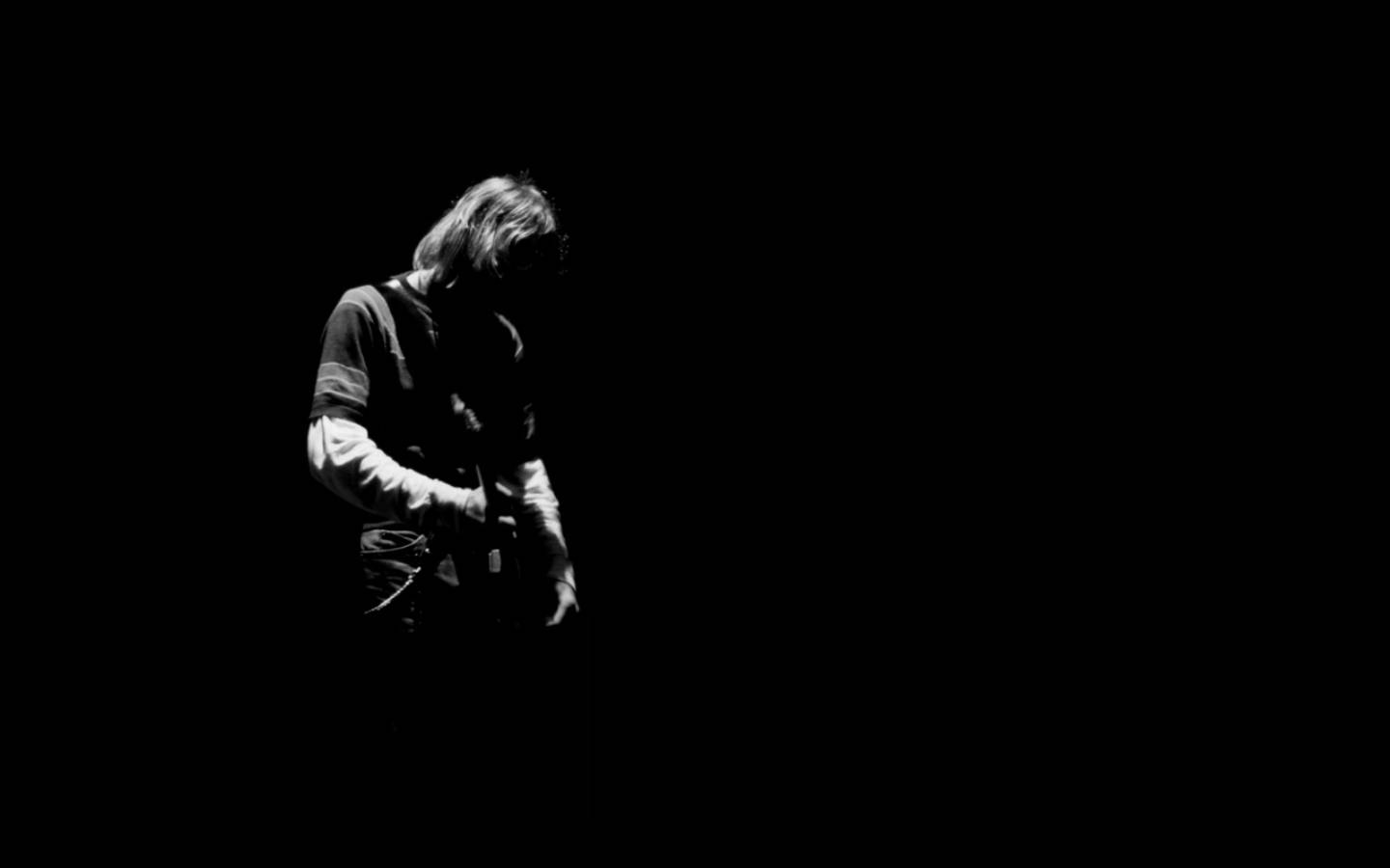 monochrome, silhouette, guitar, HD Desktop Wallpaper