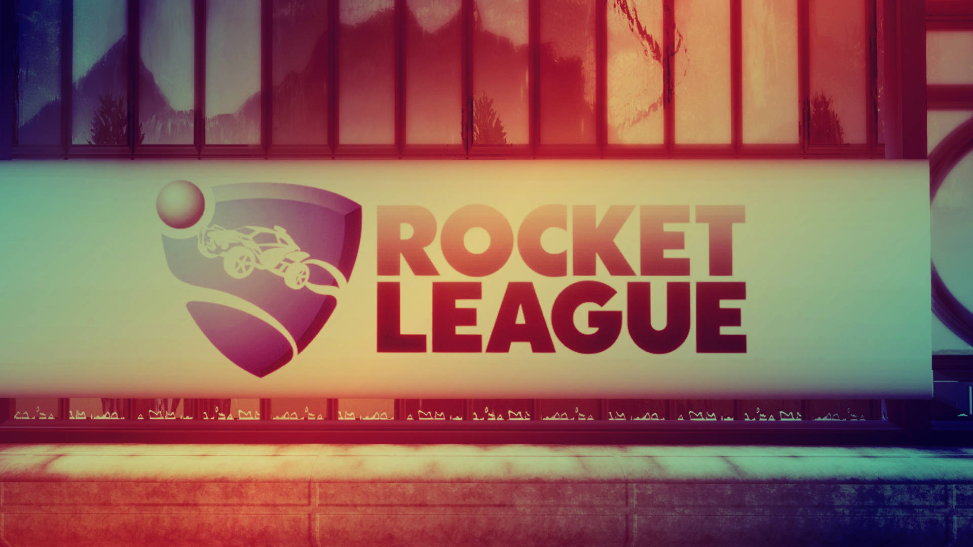 Rocket League, bumper sticker, 1920x1080, Full HD Desktop Wallpaper