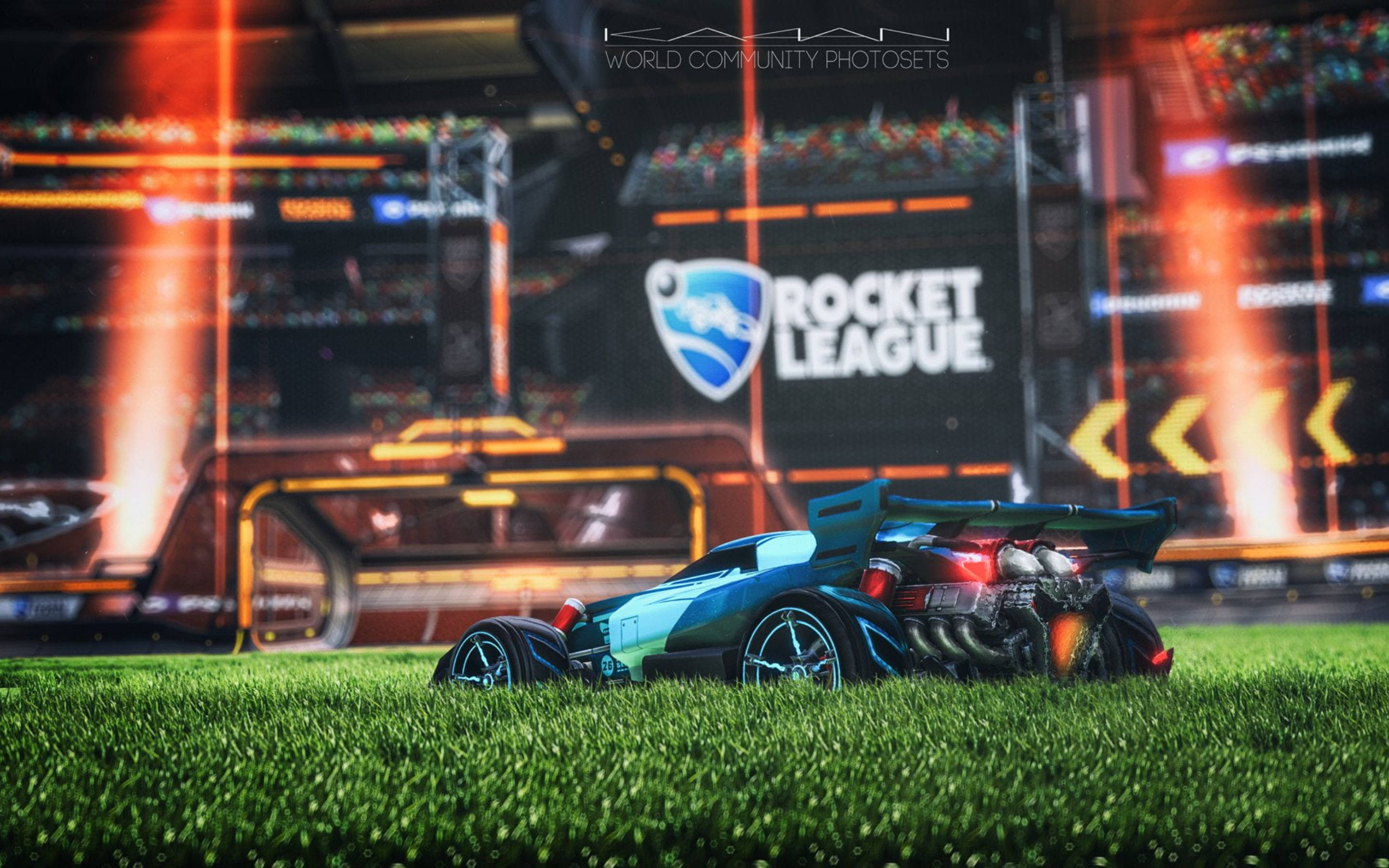 Rocket League, Ready Mode, blue, 2K Desktop Wallpaper
