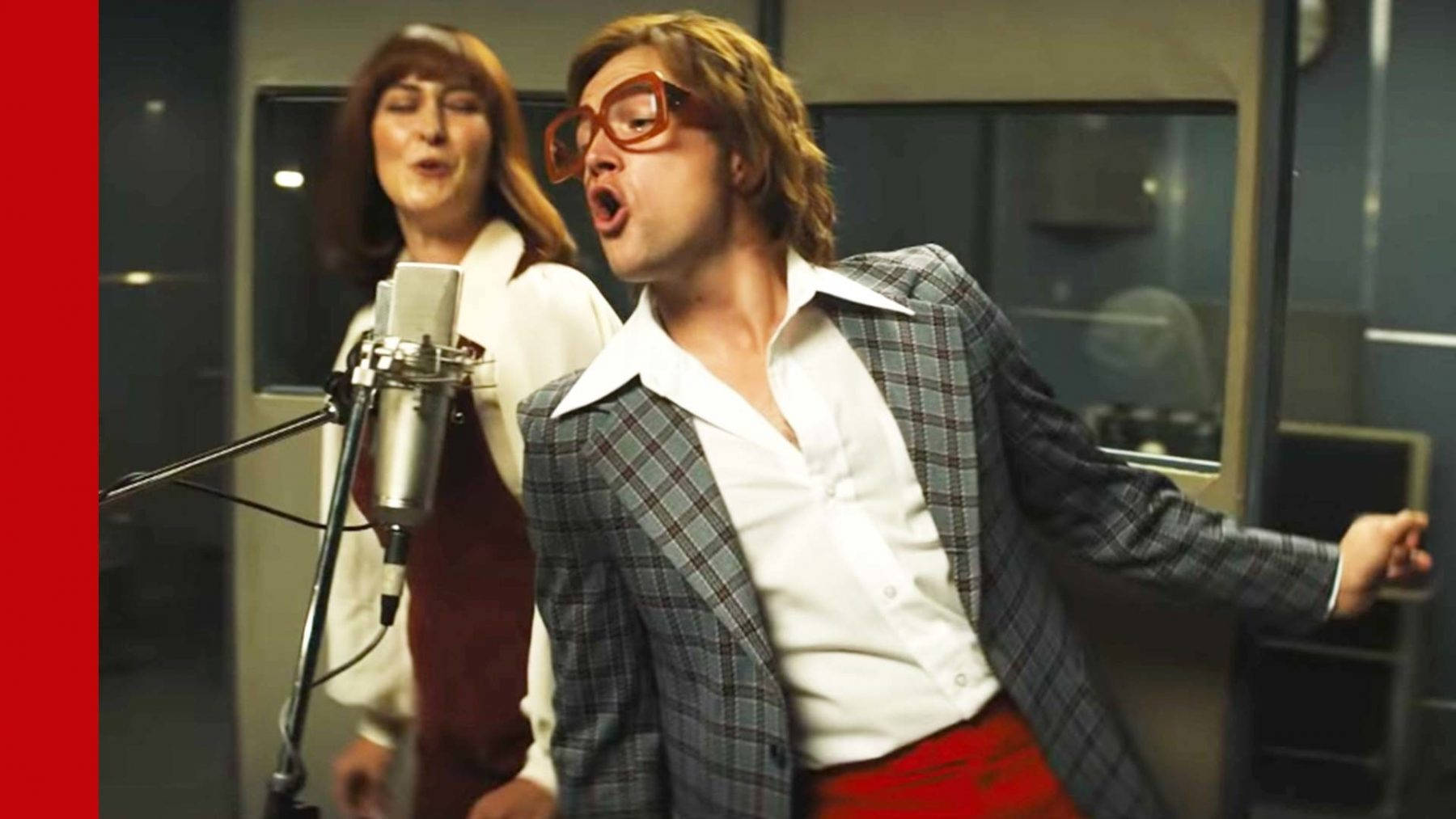 Rocketman, vintage microphone, recording studio, HD Desktop Wallpaper
