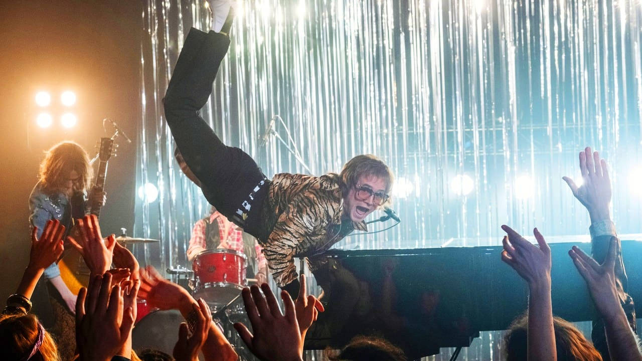 Rocketman, tiger-print jacket, silver curtains, HD Desktop Wallpaper
