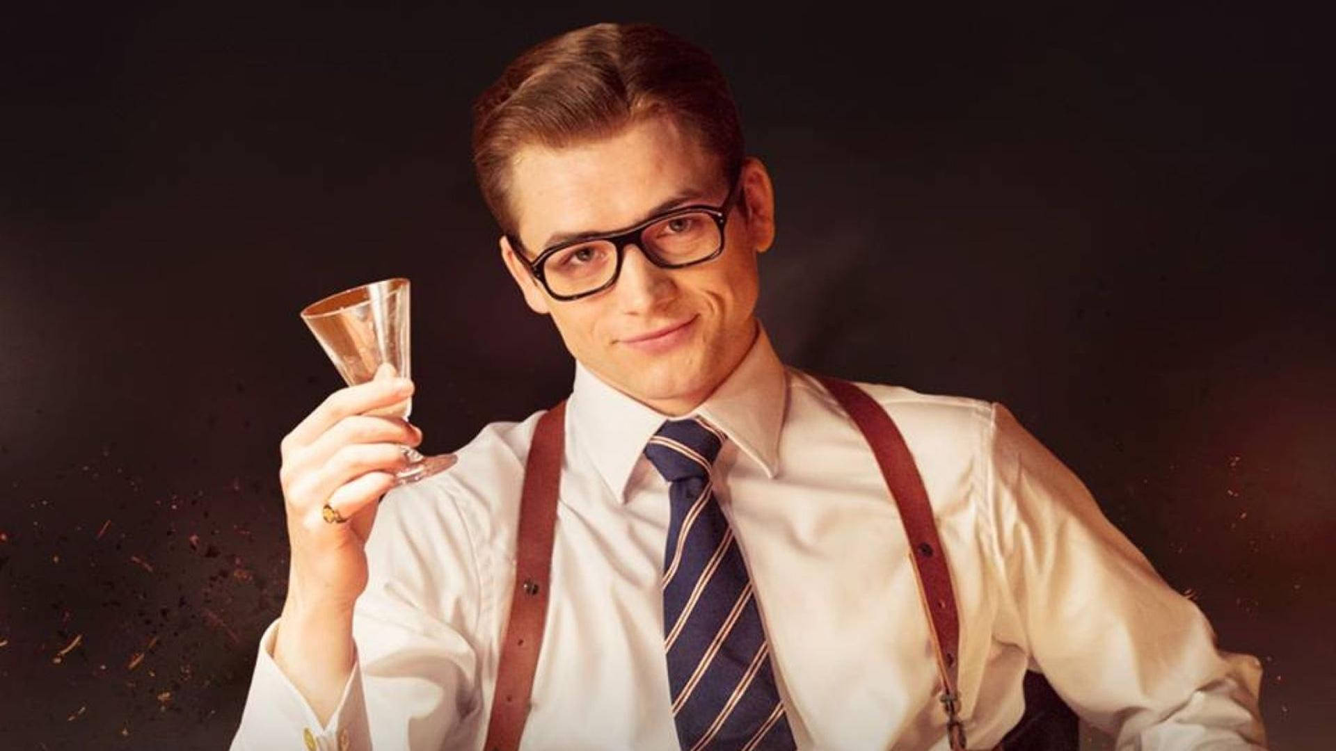 Rocketman, glasses, suspenders, Full HD Desktop Wallpaper